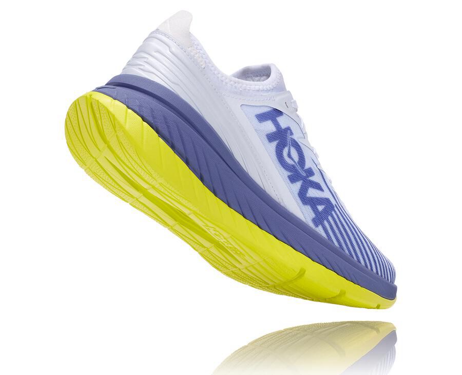 Hoka One One Tenisky Damske Biele/Modre - Carbon X-SPE - 57023-HAEJ